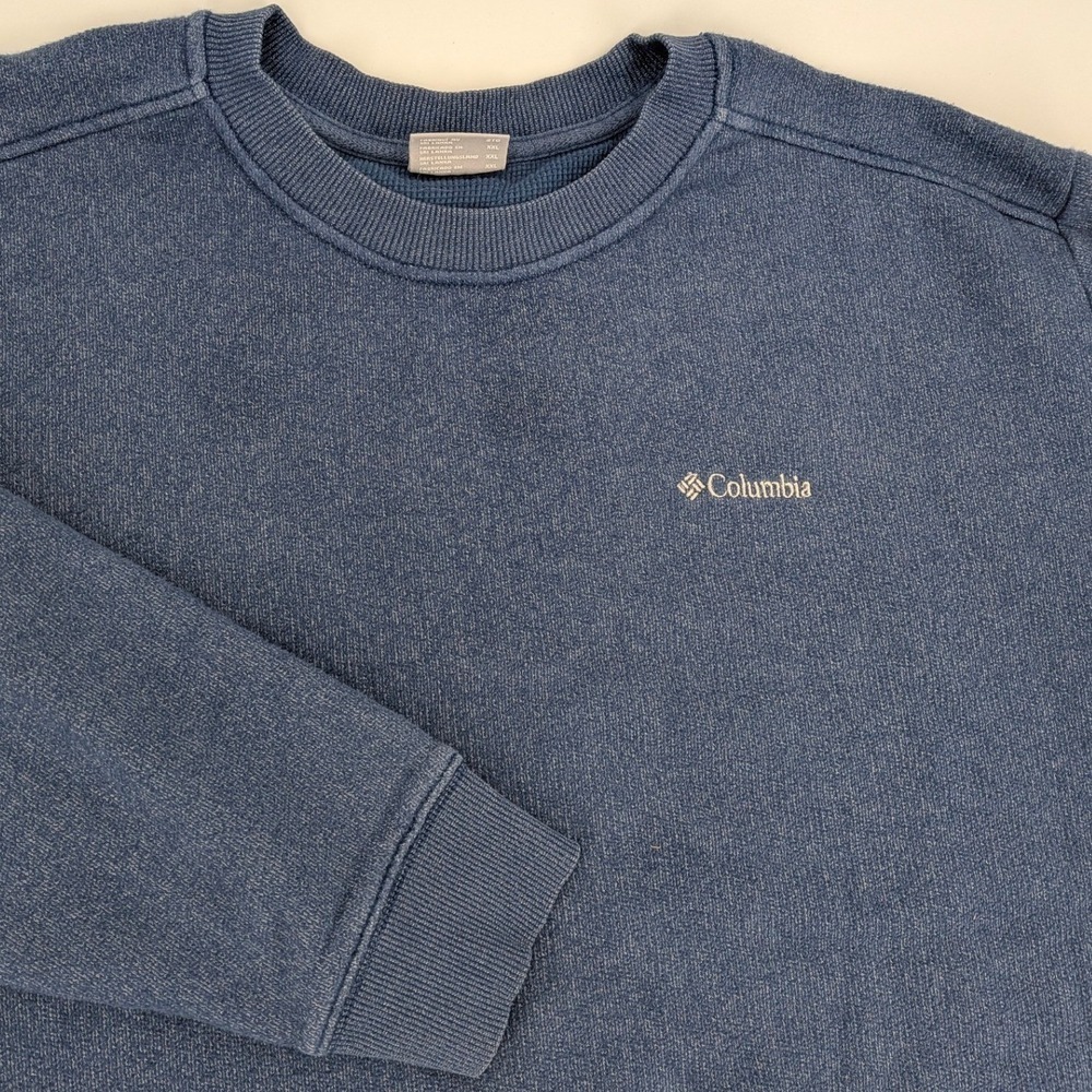 Columbia Navy Blue Lightweight Crew Sweatshirt size XXL.